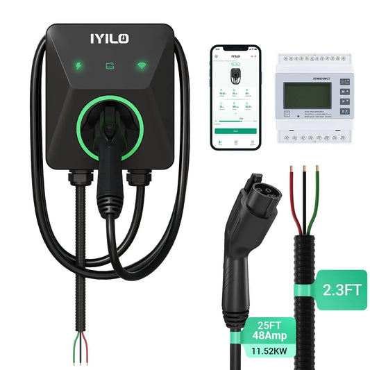 IYILO Pro Level 2 EV Charger J1772 Hardwired with energy meter - 48A: Complete EV Owner's Guide