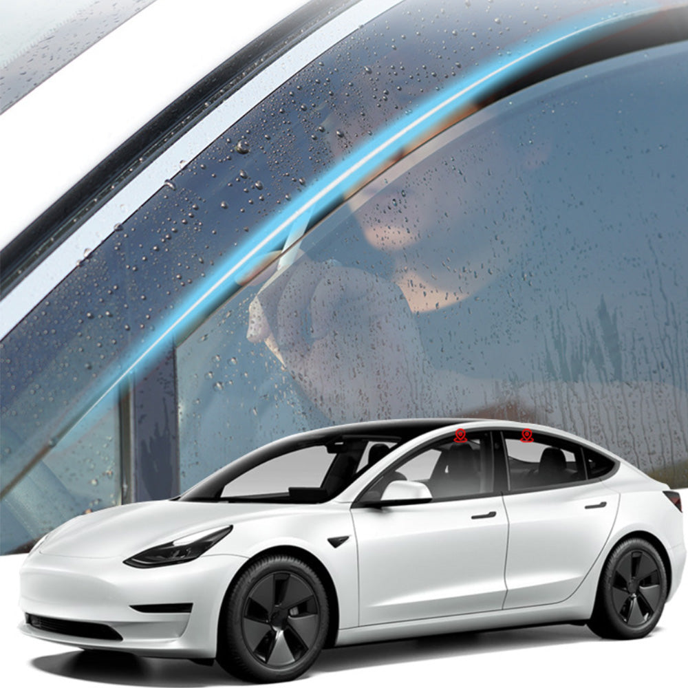 Rain Guard Side Window Deflectors for Tesla Model 3 and Model Y | 4-Pack | Smoke Tinted: Complete EV Owner's Guide