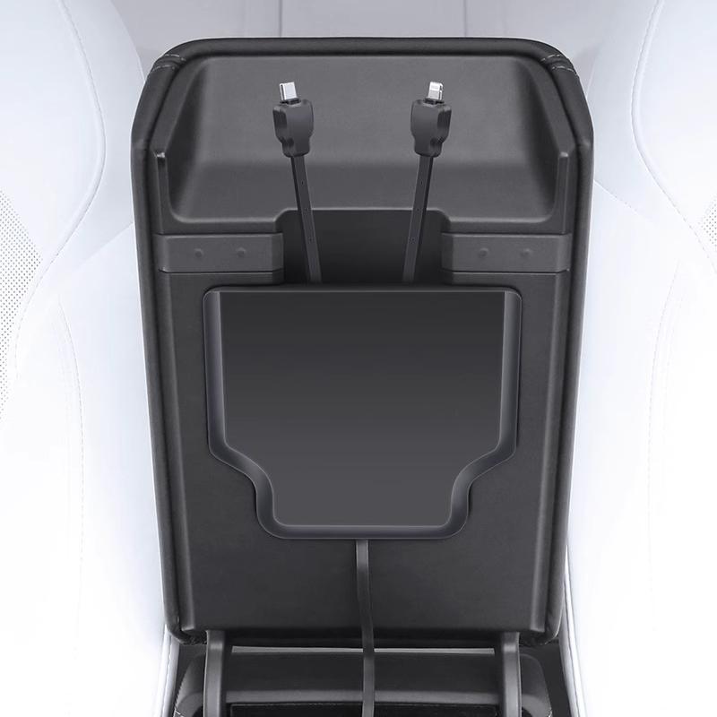 Armrest Box Hidden Expansion Dock for Model Y Juniper & Model 3 Highland: Complete EV Owner's Guide