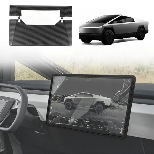 Cybertruck Display Back Overlay | Real Dry Carbon Fiber Center Screen Cover: Complete EV Owner's Guide