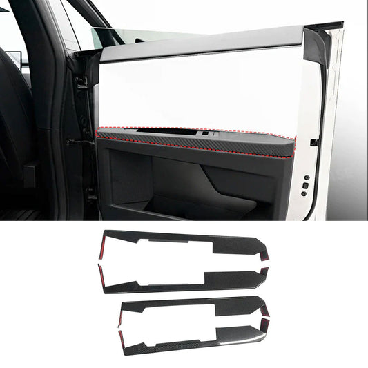 Cybertruck Lower Door Panel Armrest Overlays | Real Molded Carbon Fiber (4-Piece Set): Complete EV Owner's Guide