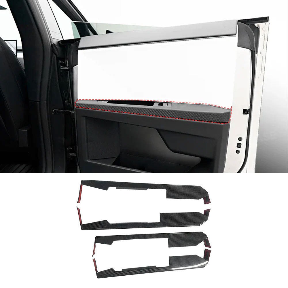 Cybertruck Lower Door Panel Armrest Overlays | Real Molded Carbon Fiber (4-Piece Set): Complete EV Owner's Guide
