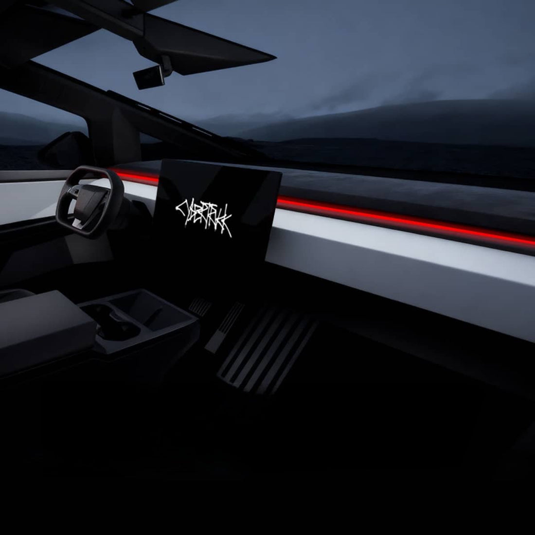 Cybertruck Smart BSD Blind Spot LED Ambient Lighting Kit | TESERY: Complete EV Owner's Guide