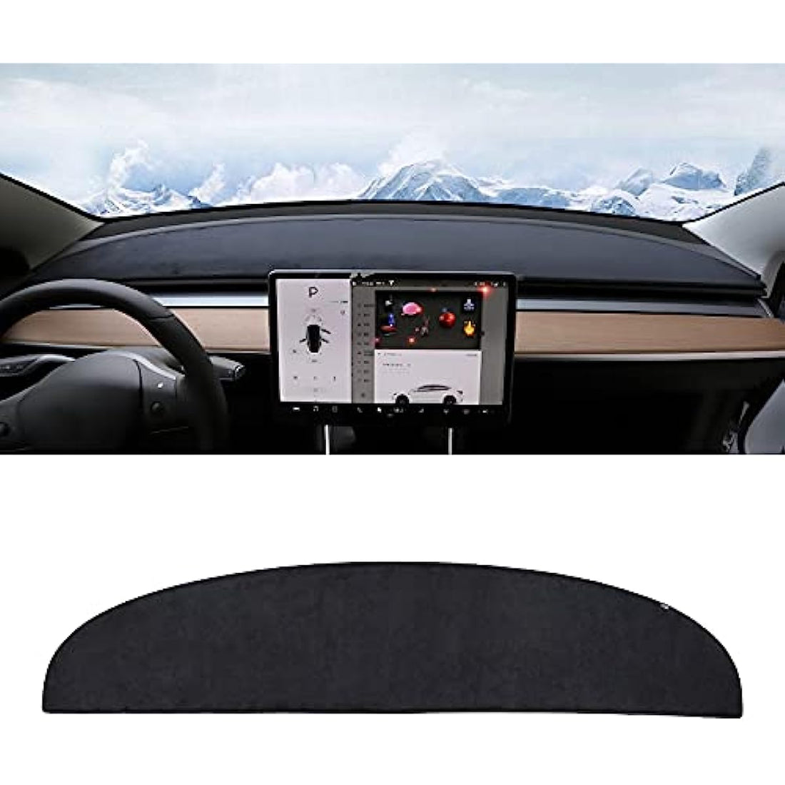 Dashboard Blackout Mat for Model 3/Y Anti-Glare Flannel Dash Cover: Complete EV Owner's Guide