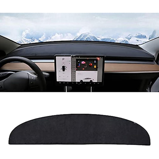 Dashboard Blackout Mat for Model 3/Y Anti-Glare Flannel Dash Cover: Complete EV Owner's Guide