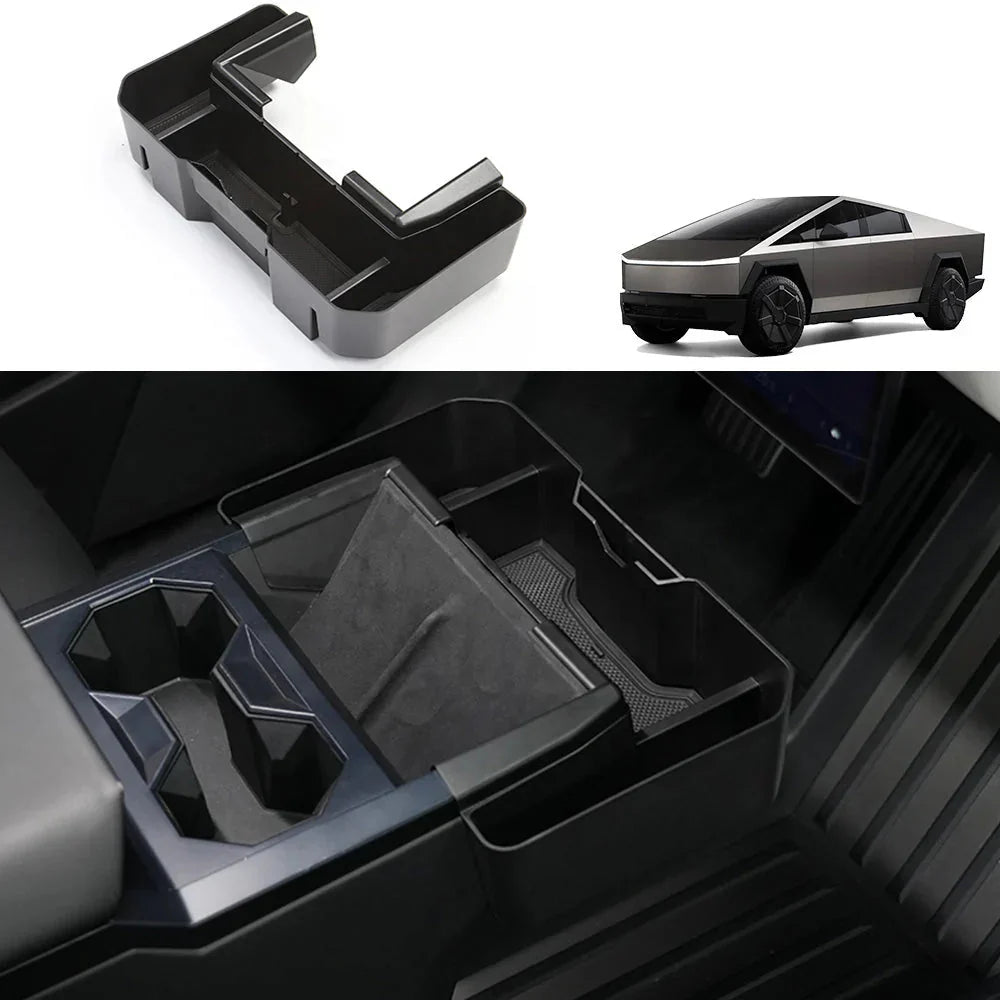 Extended Center Console Organizer Storage Box for Cybertruck: Complete EV Owner's Guide