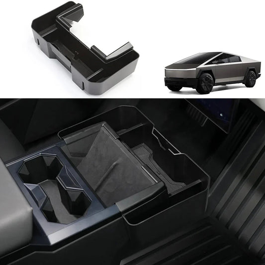 Extended Center Console Organizer Storage Box for Cybertruck: Complete EV Owner's Guide