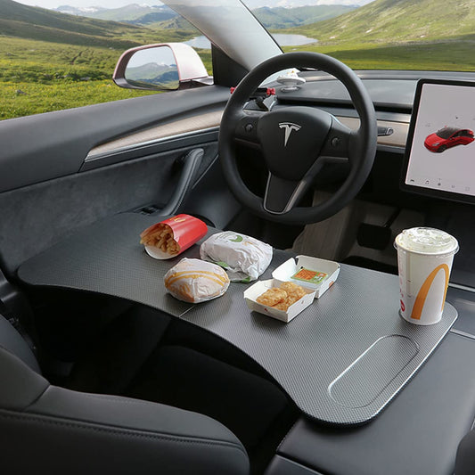 Foldable Laptop Working Desk for Model 3 / Model Y | TESERY: Complete EV Owner's Guide