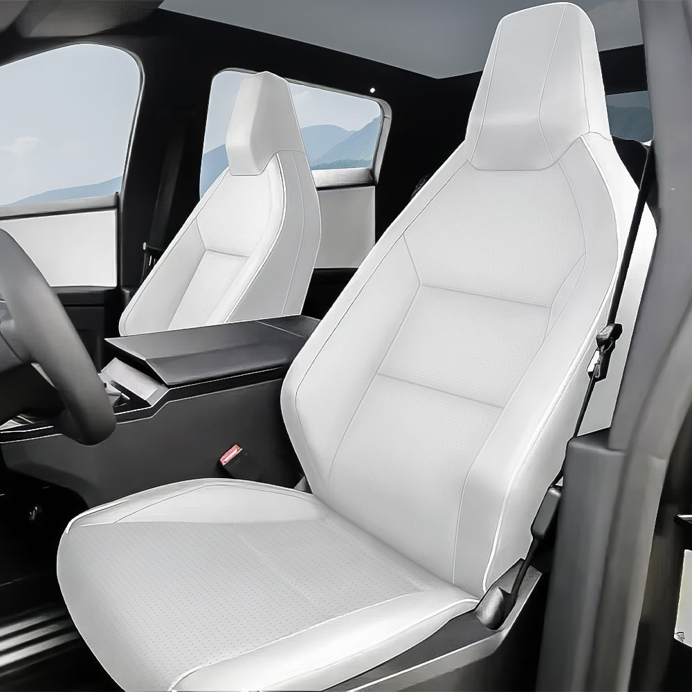 Full Leather Seat Covers for Cybertruck (10 PCS): Complete EV Owner's Guide