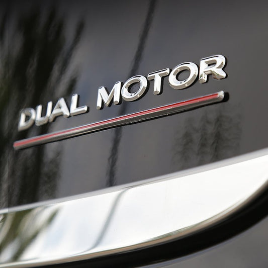 Performance Tail Dual Motor Badge for Tesla | ABS | 2 Colors | 3M Adhesive: Complete EV Owner's Guide