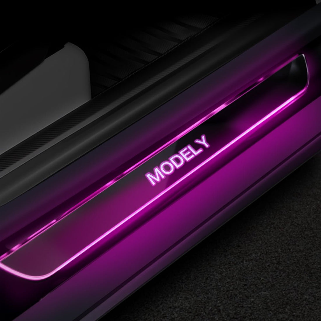 LED Colorful Lights Illuminated Door Sills for Tesla Model Y/3/S/X: Complete EV Owner's Guide