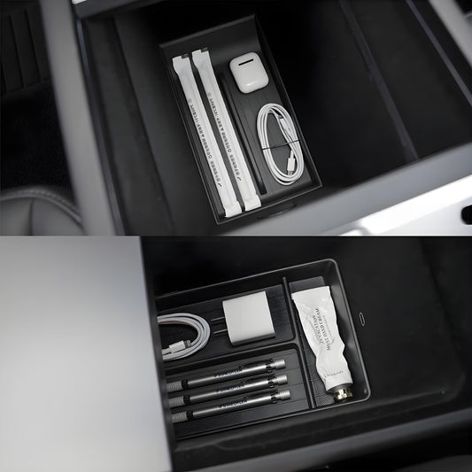 Lower Center Console Storage Organizer for Model Y Juniper: Complete EV Owner's Guide
