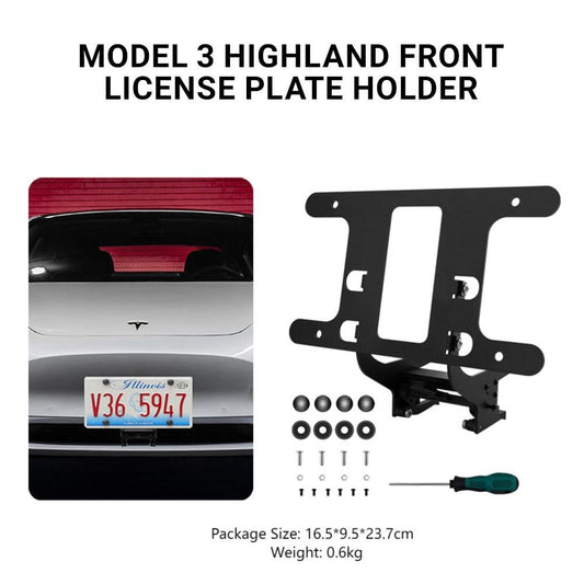 Model 3 Highland US Standard License Plate Holder | Aluminum Bracket: Complete EV Owner's Guide