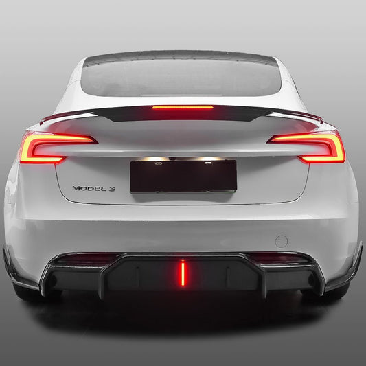 Rear Led Spoiler for Model 3 Highland / Model Y | TESERY: Complete EV Owner's Guide
