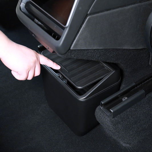 Rear Seat Storage Box | Trash can for Model Y Juniper: Complete EV Owner's Guide