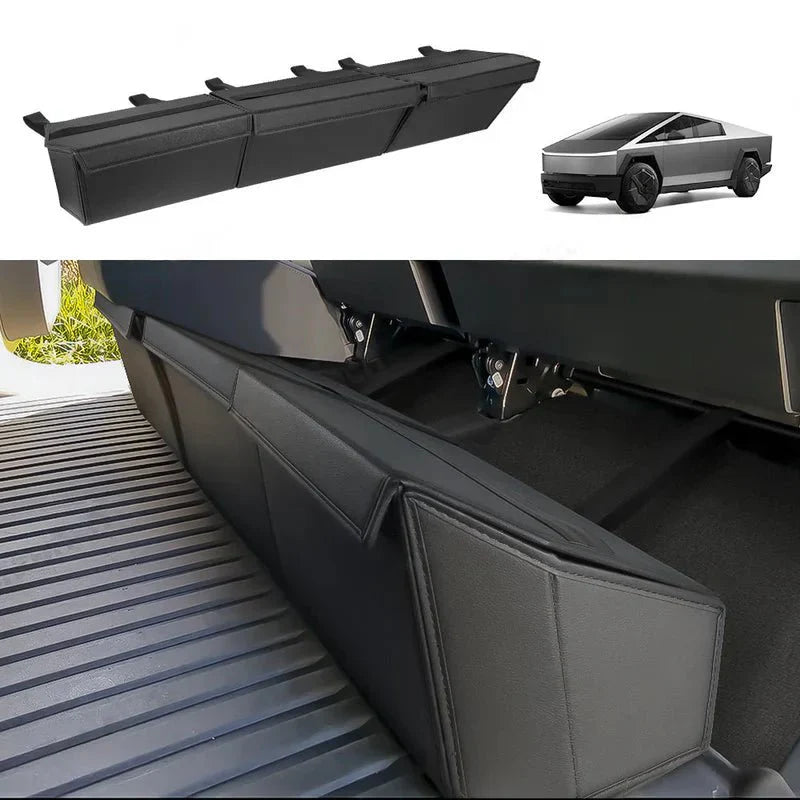 Rear Underseat Storage Box Foldable Organizer for Cybertruck: Complete EV Owner's Guide