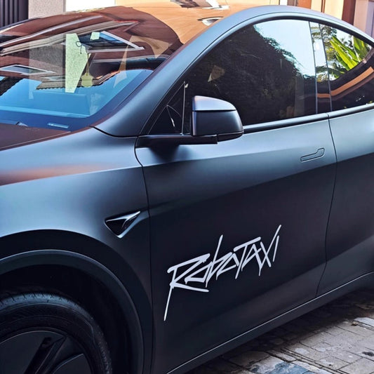 Reflective Robotaxi Decal | Tesla Body & Window Waterproof PVC Sticker: Complete EV Owner's Guide