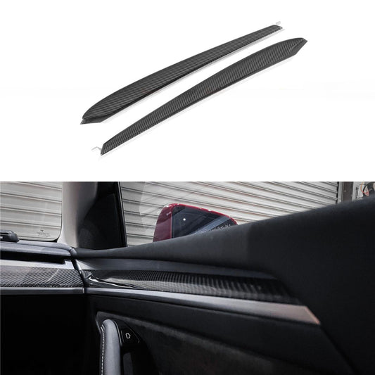 Repalcement Real Carbon FiberDoor Trim Panel for Model 3/Y: Complete EV Owner's Guide