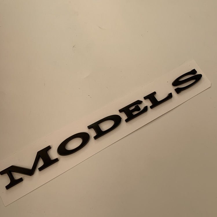Letter Emblems for TESLA Tailgate | Multiple Colors | 3D ABS: Complete EV Owner's Guide