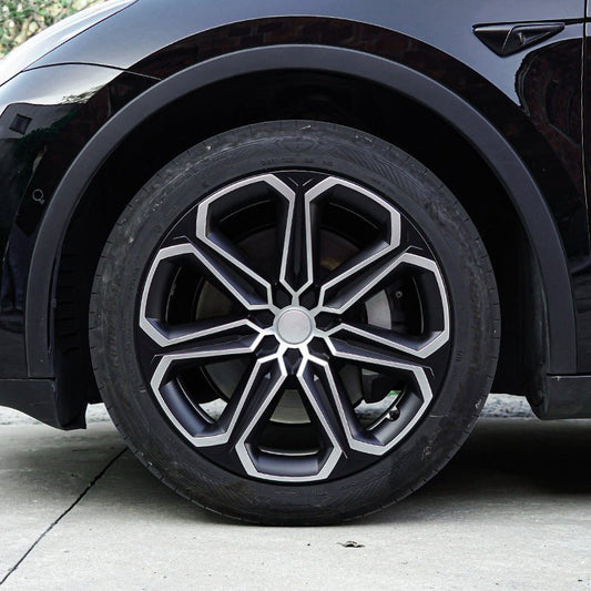 19" Mister ABS Wheel Covers for Model Y Gemini | 4-Piece Set | 2 Colors | Aerodynamic | Exquisite Craftsmanship: Complete EV Owner's Guide