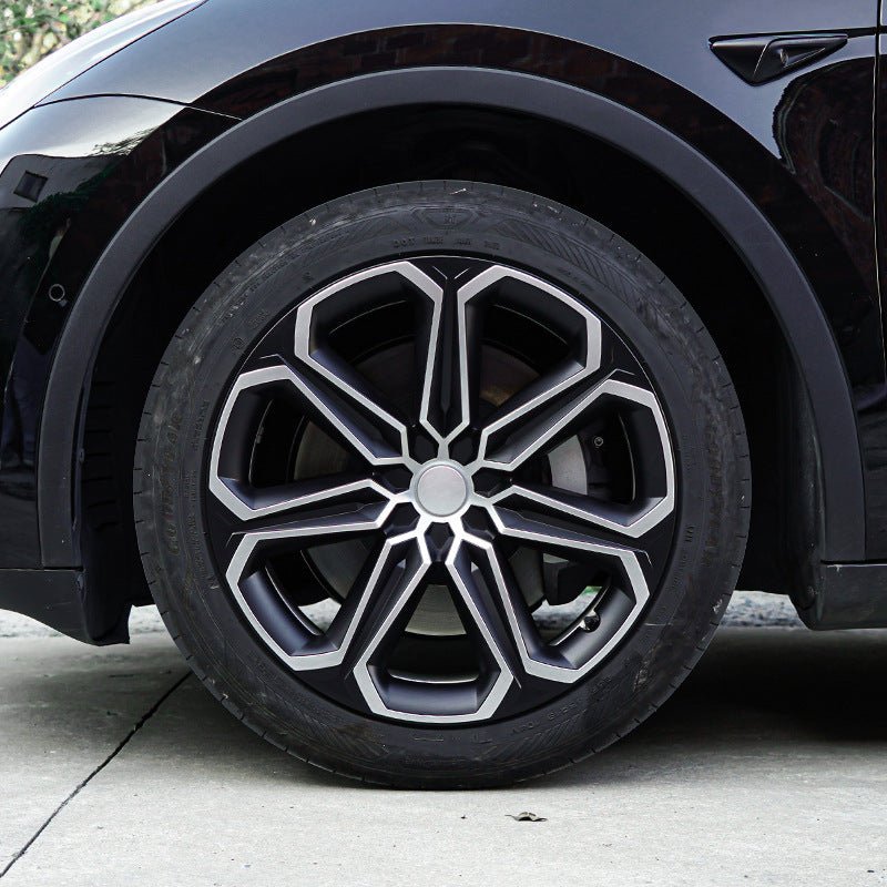 19" Mister ABS Wheel Covers for Model Y Gemini | 4-Piece Set | 2 Colors | Aerodynamic | Exquisite Craftsmanship: Complete EV Owner's Guide