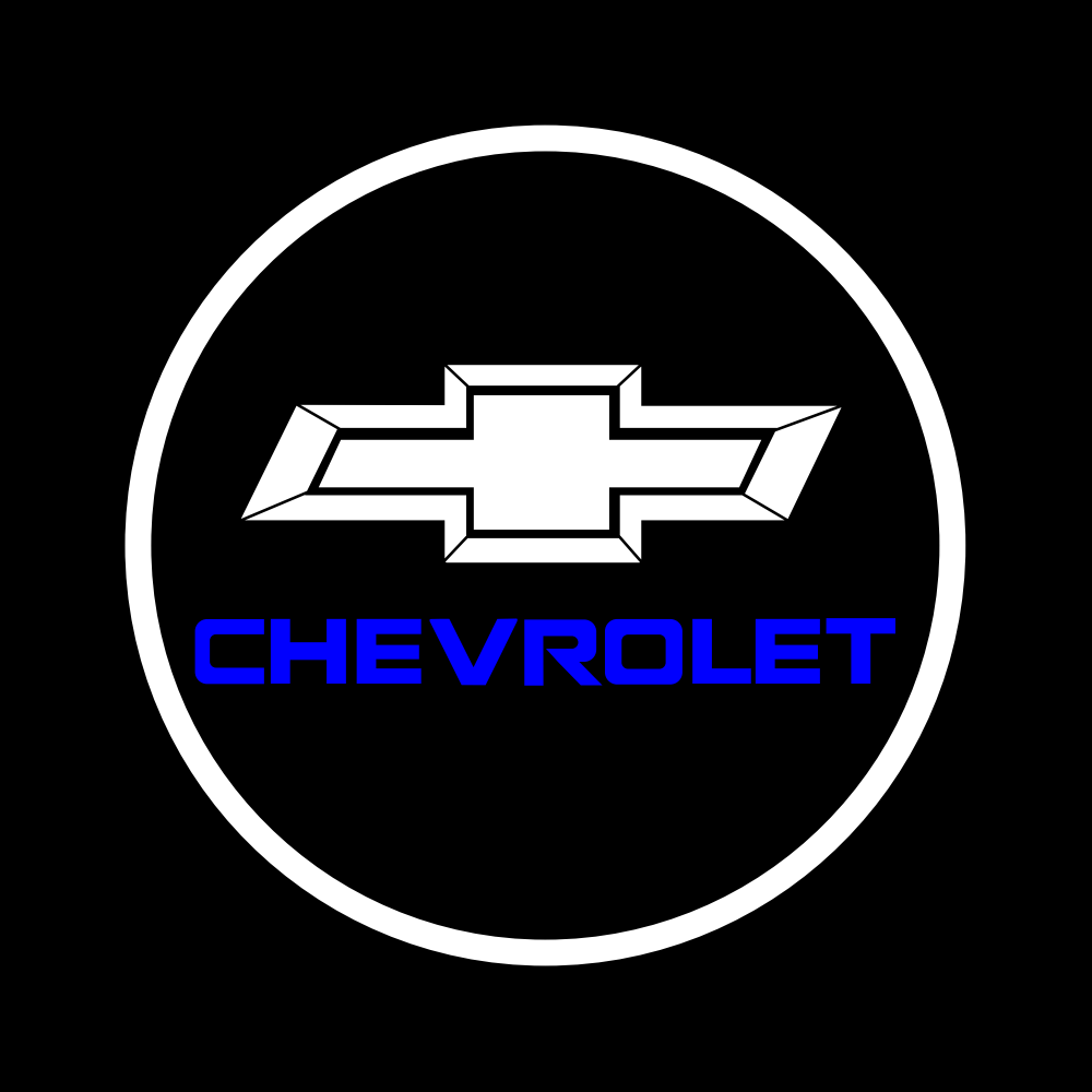 Chevrolet Silverado EV Door Stick On Puddle Lights Multiple Designs 2024-2026