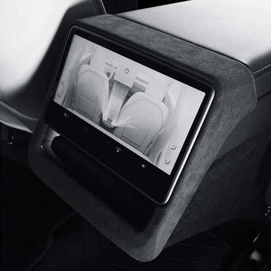 Rear Display Frame In Tumbled Leather for Model 3 Highland / Model Y Juniper